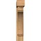 Ekena Millwork Legacy Block Rough Sawn Bracket w/ Offset Brace, Western Red Cedar, 8"W x 32"D x 44"H BKT0806X32X44LEC05RWR - alternate 3